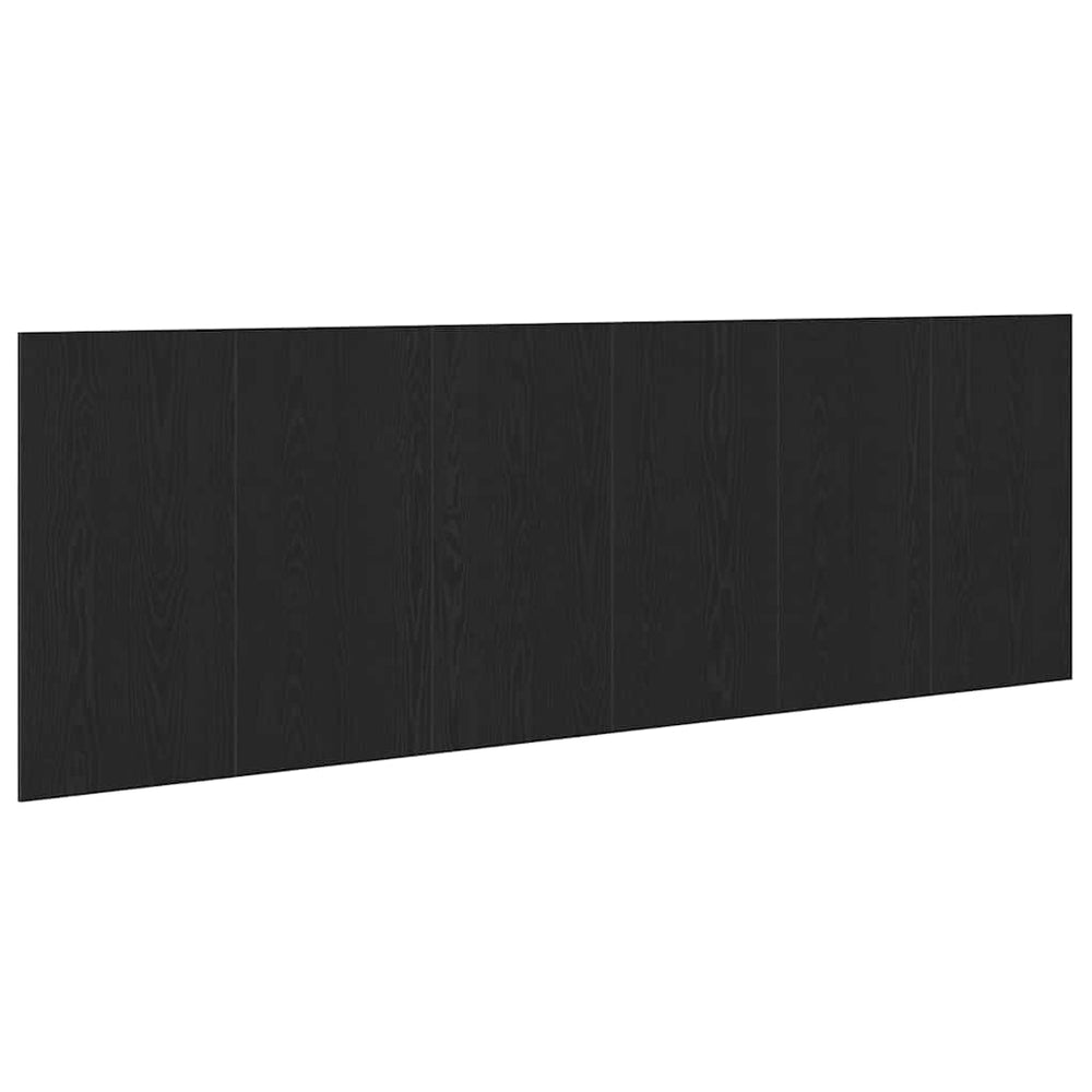 Bettkopfteil 160 cm Schwarz Eiche