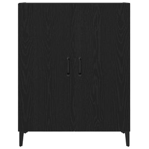 Schwarzes Sideboard Eichenoptik 69,5 cm