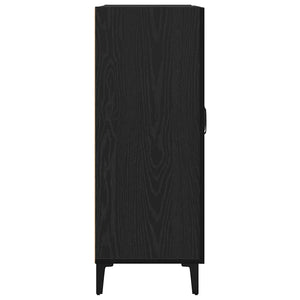 Schwarzes Sideboard Eichenoptik 69,5 cm