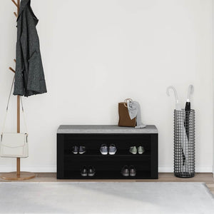 Schuhbank Schwarze Eiche 100cm
