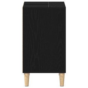 Waschbeckenschrank Eiche Schwarz 80x60 cm