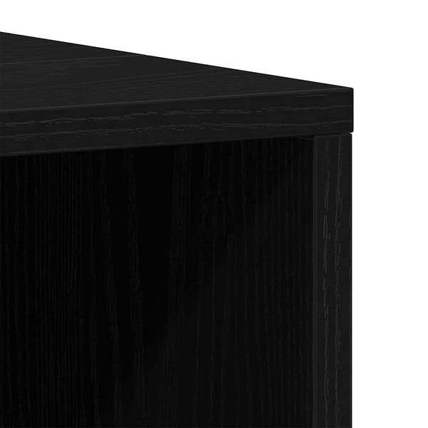Waschbeckenschrank Eiche Schwarz 80x60 cm