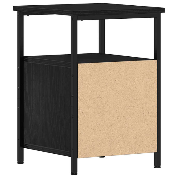 Nachttische 2er Set Schwarze Eiche