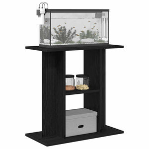 Aquariumständer Schwarze Eiche 60x30x60 cm