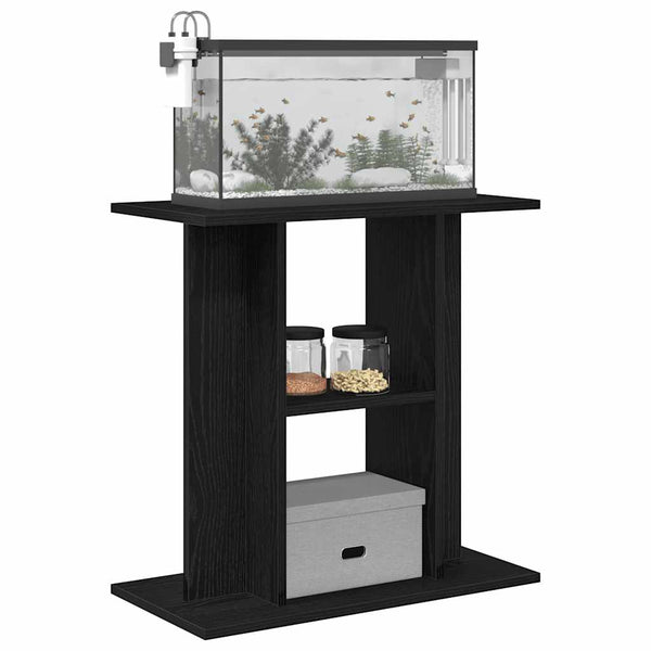 Aquariumständer Schwarze Eiche 60x30x60 cm