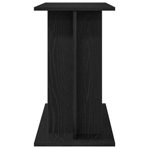 Aquariumständer Schwarz Eichen-Optik 80x35x60 cm