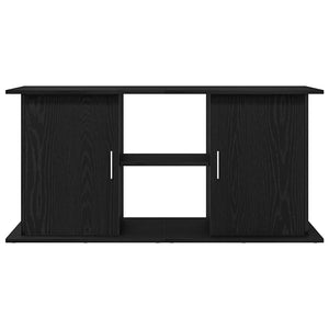 Aquariumständer Schwarz Eichen-Optik 121 cm