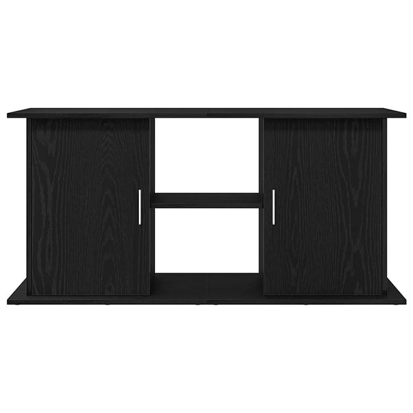 Aquariumständer Schwarz Eichen-Optik 121 cm