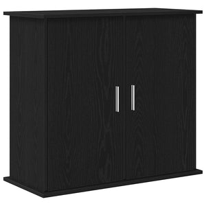 vidaXL Meuble pour aquarium Chêne noir 81x36x73 cm Bois d'ingénierie