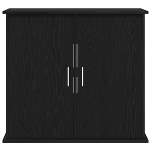 vidaXL Meuble pour aquarium Chêne noir 81x36x73 cm Bois d'ingénierie