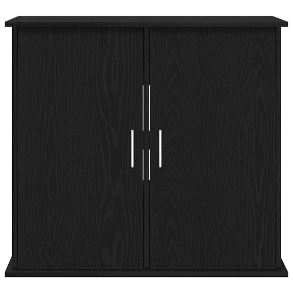 vidaXL Meuble pour aquarium Chêne noir 81x36x73 cm Bois d'ingénierie