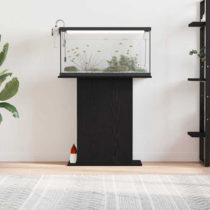 Aquariumständer Schwarze Eiche 75x36x72,5 cm