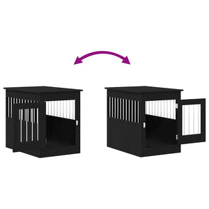 Hundebox Möbel - Schwarze Eiche 55x80x68cm