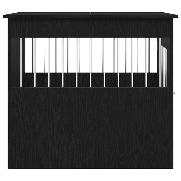 Hundebox Möbel Schwarze Eiche 64,5x80x71 cm
