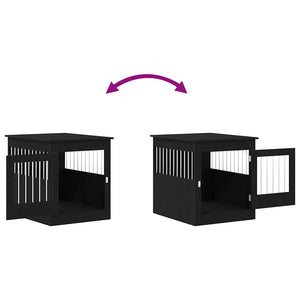 Hundebox Möbel Schwarze Eiche 64,5x80x71 cm