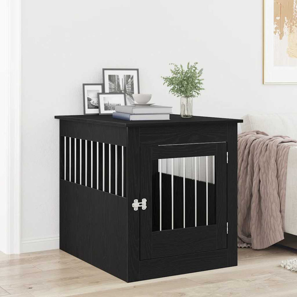 Hundebox Möbel Schwarze Eiche 64,5x80x71 cm