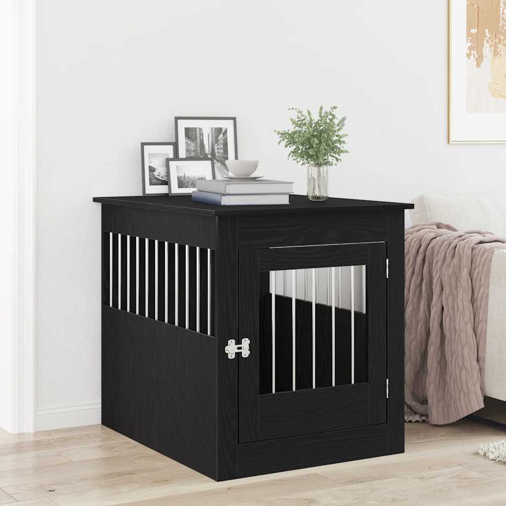 Hundebox Möbel Schwarze Eiche 64,5x80x71 cm