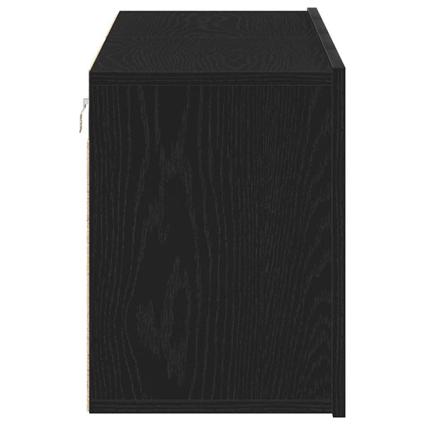 TV-Schränke 2er Set Schwarze Eiche 120 cm