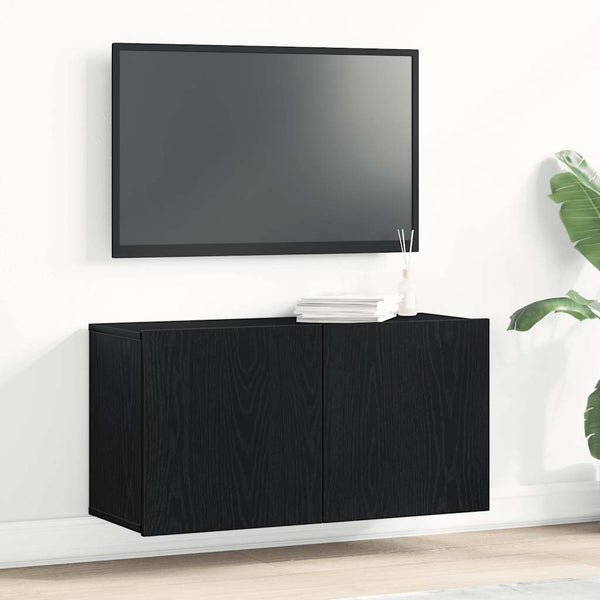 TV-Schrank Schwarze Eiche 80 cm