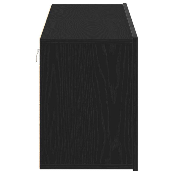 TV-Schränke, 2er Set, Schwarze Eiche, 160 cm