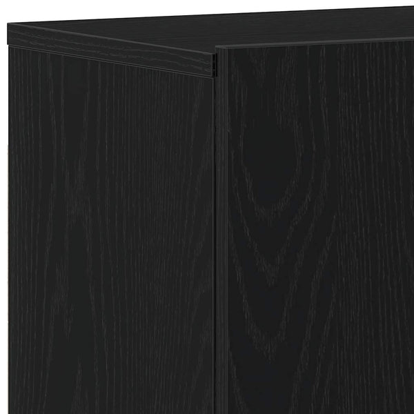 TV-Schränke, 2er Set, Schwarze Eiche, 160 cm