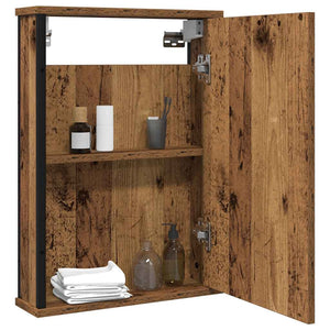 Bad Spiegelschrank Altholz-Optik 42x60 cm