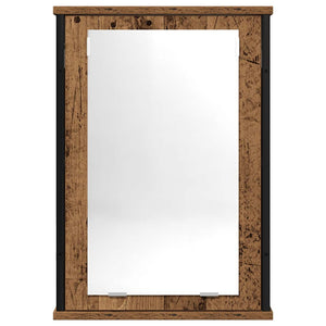 Bad Spiegelschrank Altholz-Optik 42x60 cm