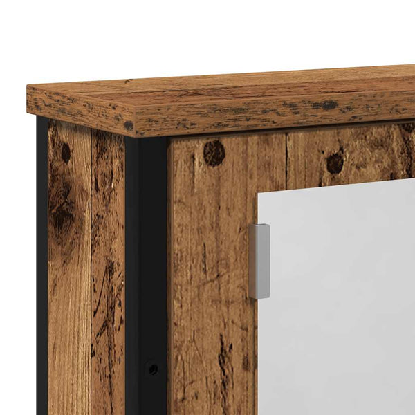 Bad Spiegelschrank Altholz-Optik 42x60 cm