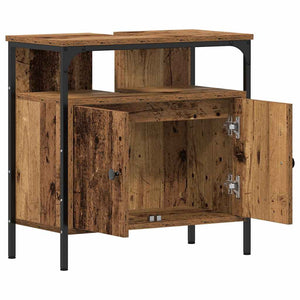 Waschbeckenunterschrank Altholz-Optik 60 cm
