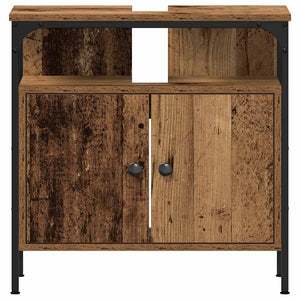 Waschbeckenunterschrank Altholz-Optik 60 cm