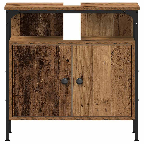 Waschbeckenunterschrank Altholz-Optik 60 cm