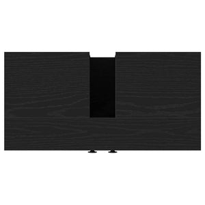 Waschbeckenunterschrank Schwarz Eichenoptik 60 cm