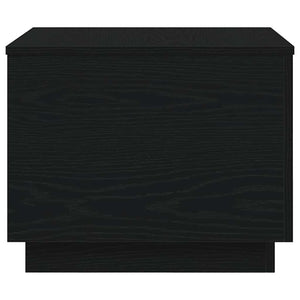 Couchtisch mit LED Schwarz Eichen-Optik 50x50 cm