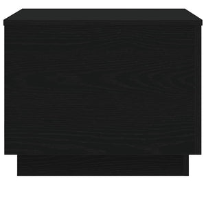 Couchtisch mit LED Schwarz Eichen-Optik 50x50 cm