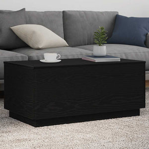 Couchtisch mit LED Schwarz Eichen-Optik 90x50 cm