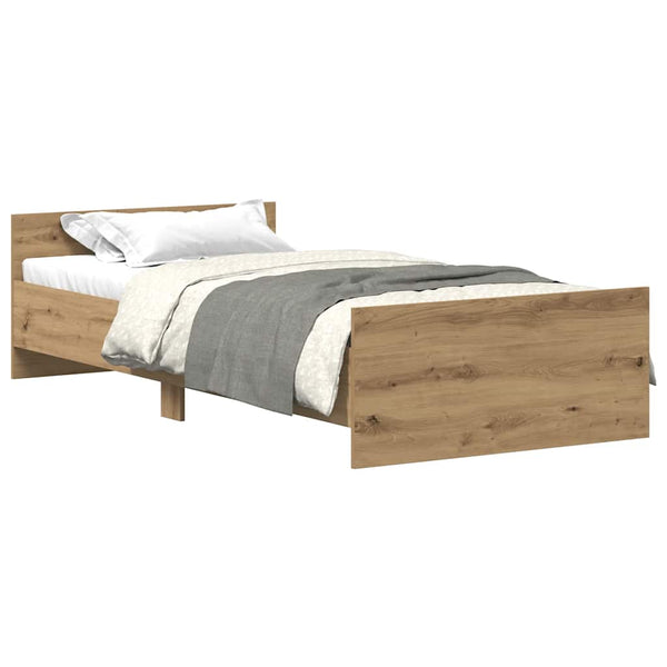 Bettgestell 75x190 cm Artisan Eiche