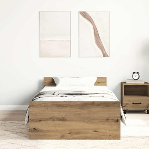 Bettgestell 75x190 cm Artisan Eiche