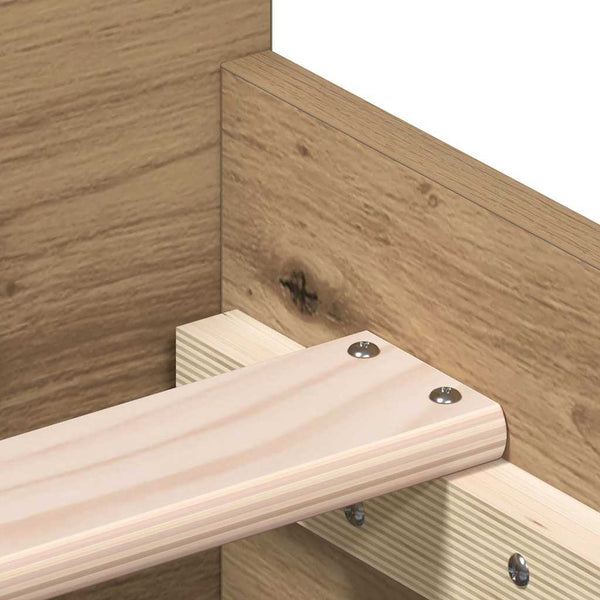 Bettgestell 75x190 cm Artisan Eiche