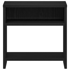 Nachttisch Schwarz Eichenoptik 40x30x40 cm