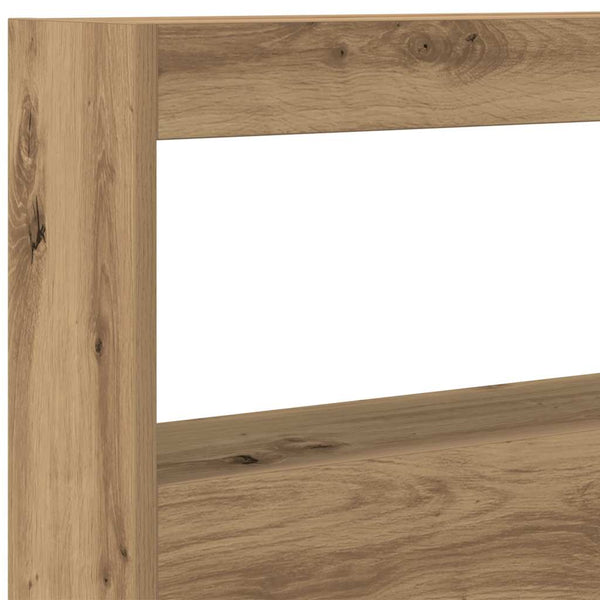 LED Kopfteil mit Ablagen Eiche 100cm