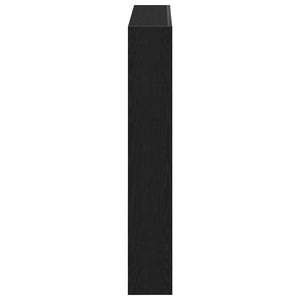 LED Kopfteil mit Ablagen, Schwarz Eiche, 100 cm