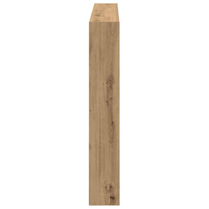 LED Kopfteil mit Ablagen Eiche 140 cm