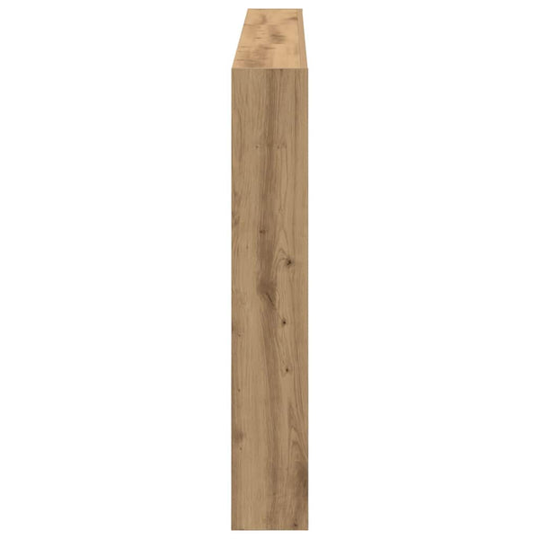 LED Kopfteil mit Ablagen Eiche 180 cm
