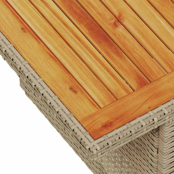 5-tlg. Beige Garten Sofagarnitur mit Kissen