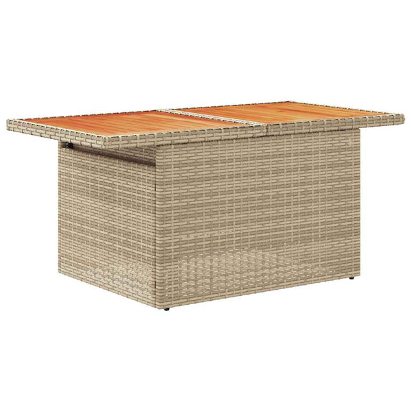5-tlg. Beige Garten Sofagarnitur mit Kissen