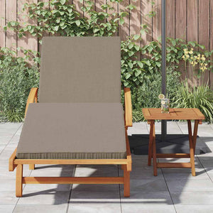Sonnenliege Akazie Taupe 200 cm