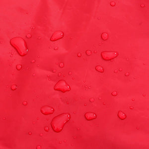 XXS Roter Hunde Regenmantel mit Reflexstreifen
