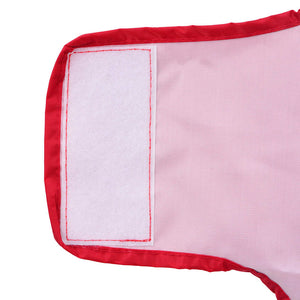 XXS Roter Hunde Regenmantel mit Reflexstreifen