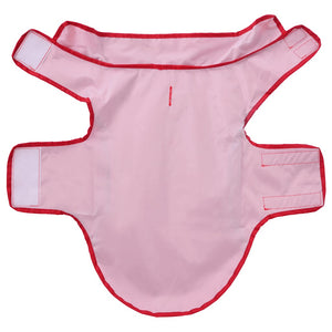 Hunde Regenmantel Rot XS mit Reflexstreifen
