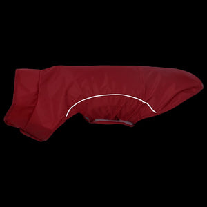 Hunde Regenmantel Rot M Reflektierend